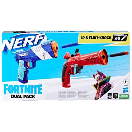 Nerf fortnite  2 blaster fortnite e 6 dardi nerf elite in gommapiuma