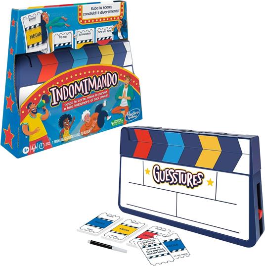 Indomimando (Gioco in scatola, Hasbro Gaming, nuova versione in italiano) gioco dei mimi per famiglie - 2