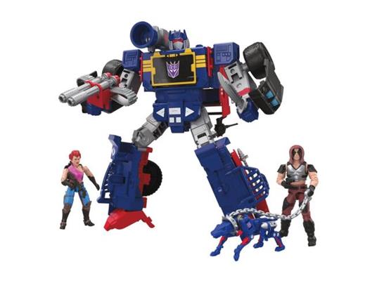 Transformers X G.i. Joe Action Figures Decepticon Soundwave Dreadnok Thunder Machine Con Zarana & Zartan Hasbro