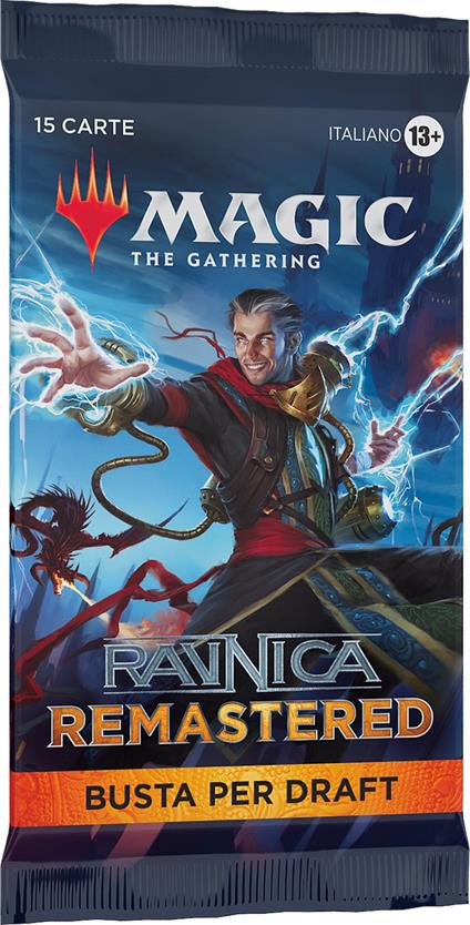 Magic the Gathering - Ravnica Remastered - Italiano. Draft Booster da 15  carte - Wizards of the Coast - Bustine - Giocattoli