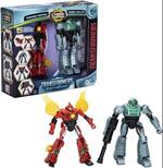 Transformers EarthSpark, Cyber-Combiner, Action Figure Robot di Twitch terrestre e Robby Malto