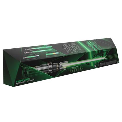 Hasbro Star Wars The Black Series, spada laser Force FX Elite di Sabine Wren