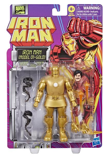 Hasbro Marvel Legends Series, Iron Man (Model 01 - Gold)