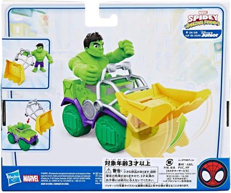 Hasbro Marvel, Spidey e i Suoi Fantastici Amici, Set Hulk Smash Truck, Action Figure con Veicolo - 3