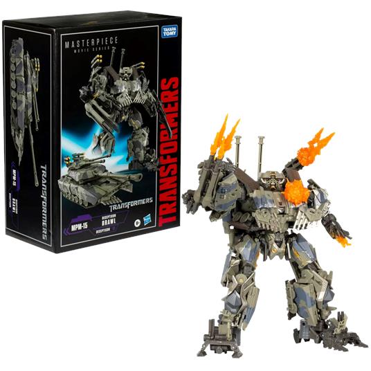 Hasbro - Transformers Movie Masterpiece Series, Decepticon Brawl MPM-15, ispirato al primo film dei Transformers