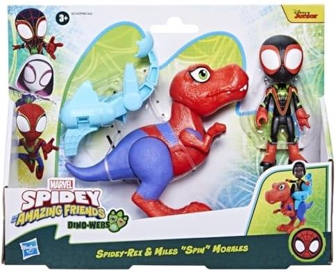 Spidey Dino Con Personaggio E Accessori - Miles