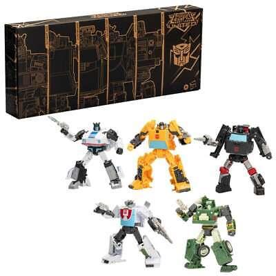 Transformers Legacy United, Generations Selects, confezione da 5 Autobot Stand United