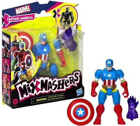 Avn Mixmashers Captain America Basic Fig