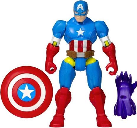 Avn Mixmashers Captain America Basic Fig - 2