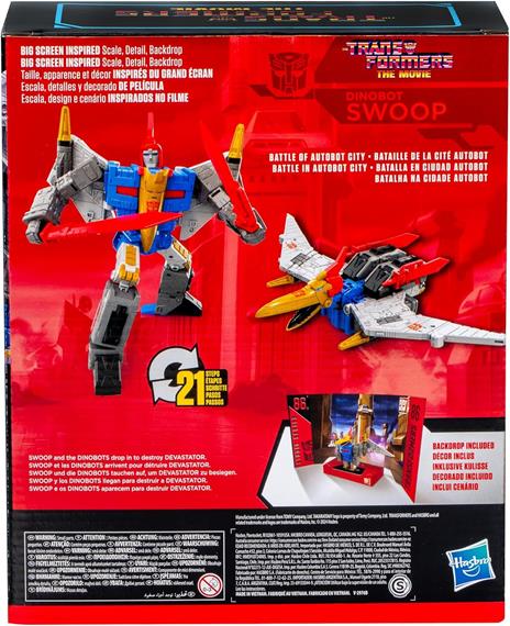 Transformers Studio Series 86-26 Leader Class, Dinobot Swoop, ispirata al film "Transformers: The Movie" - 5