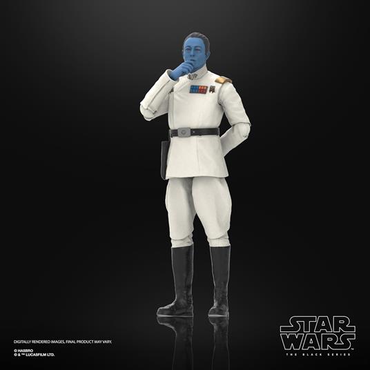 Hasbro Star Wars The Black Series, Grand'ammiraglio Thrawn, action figure "Star Wars: Ahsoka", da 15 cm - 5