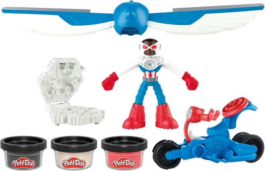 Play-Doh Marvel, Captain America, playset Moto-Slicer