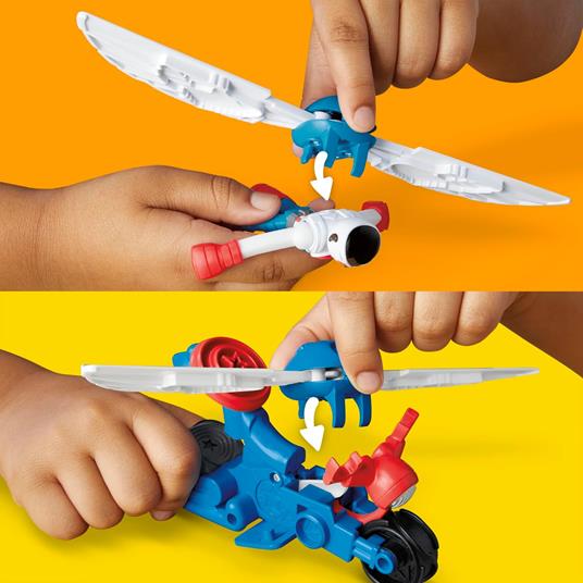 Play-Doh Marvel, Captain America, playset Moto-Slicer - 4