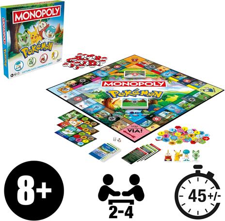 Monopoly Pokémon Edition, gioco da tavolo - Versione italiana - 2
