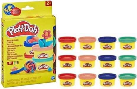 Confezione da 12 paste modellabili da 28 g ciascuna, ''Immaginazione in Festa'', adesivi