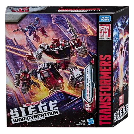 Hasbro - Transformers - Toys Generations - War for Cybertron Deluxe WFC-S26 Autobot Alphastrike Counterforce 3-Pack - Final Strike Figure Series: Part 1