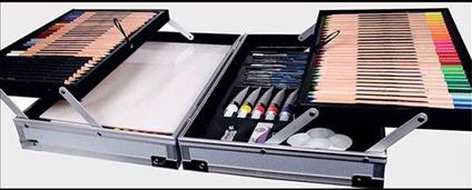 Daler Rowney Set Simply Art Pezzi 122 Valigetta In Metallo