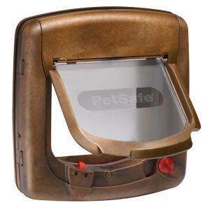 PetSafe Porta Basculante per Gatti Magnetica a 4 Modalità Deluxe 420 Marrone 5006
