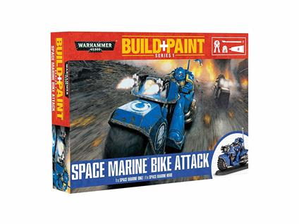 Warhammer 40k 40000 Space Marine Bike Attack Paint Set Workshop
