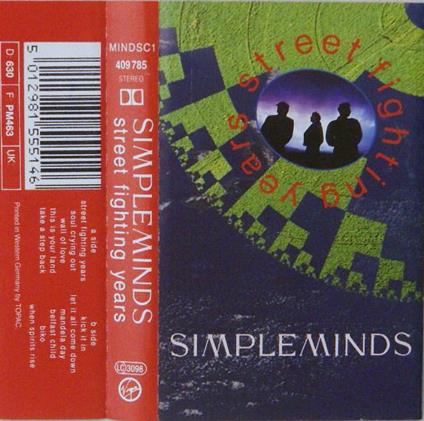 Street fighting years (Musicassetta) - Musicassetta di Simple Minds