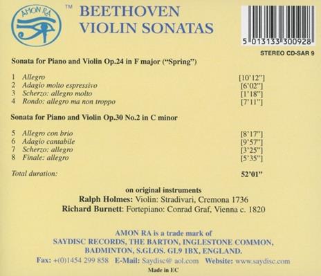 Sonate per Violino vol.1 - CD Audio di Ludwig van Beethoven - 2