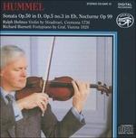 Violin and Piano Works - CD Audio di Johann Nepomuk Hummel