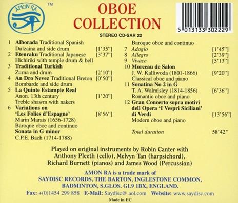 Oboe Collection - CD Audio - 2