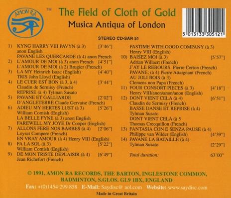 Field of Cloth of Gold - CD Audio - 2