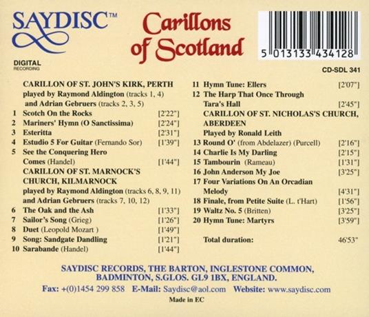 Carillons of Scotland - CD Audio - 2