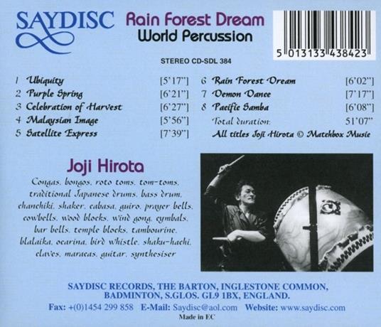 Rain Forest Dream - CD Audio di Joji Hirota - 2