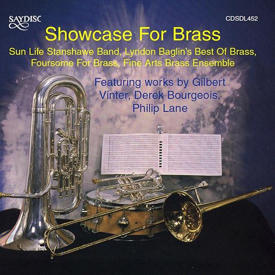 Showcase For Brass: Bourgeois, Vinter, Lane - CD Audio