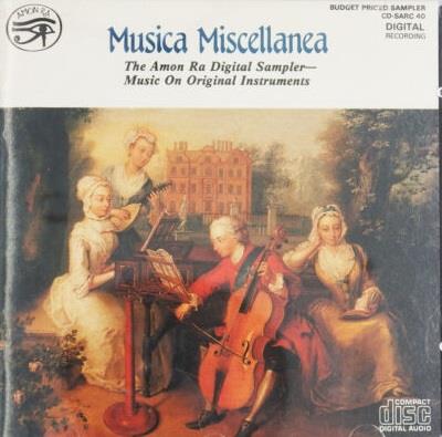 Musica Miscellanea (The Amon Ra Digital Sampler - Music On Original Instruments) - CD Audio
