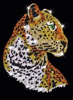 Sequin Art Blue, Leopardo. 1208