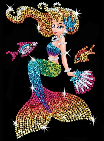 Sequin Art Red, Mia La Sirena. 1803