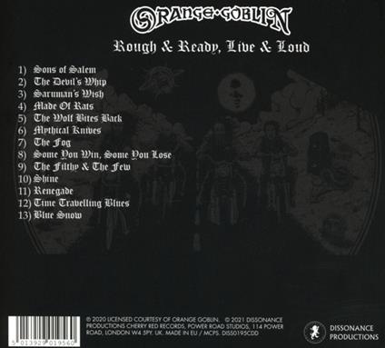 Rough and Ready, Live & Loud - CD Audio di Orange Goblin