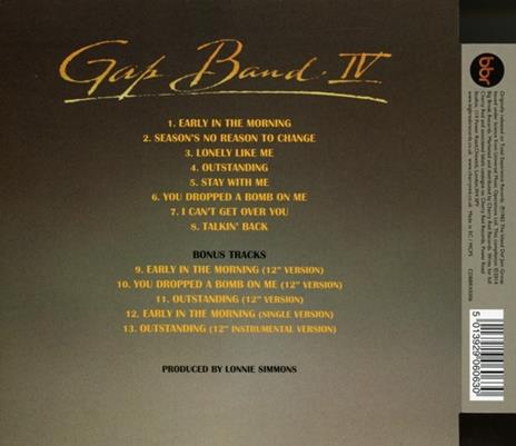 Gap Band IV - CD Audio di Gap Band - 2