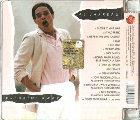 Breakin' Away (+ Bonus Tracks) - CD Audio di Al Jarreau - 2