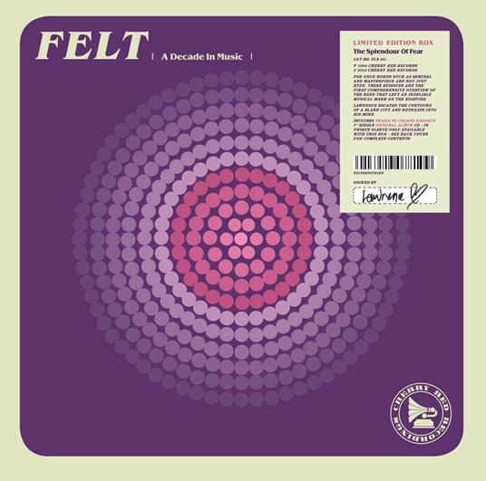 Splendour of Fear (CD + 7" Remastered Edition) - CD Audio di Felt