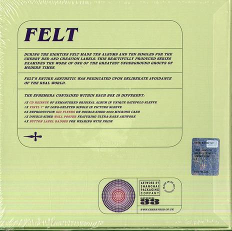 Pictorial Jackson Review (Remastered Limited Edition Box Set) - Vinile LP + CD Audio di Felt - 2