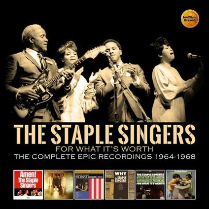 For What it's Worth. Comp Epic Recordings 1964-1968 - CD Audio di Staple Singers