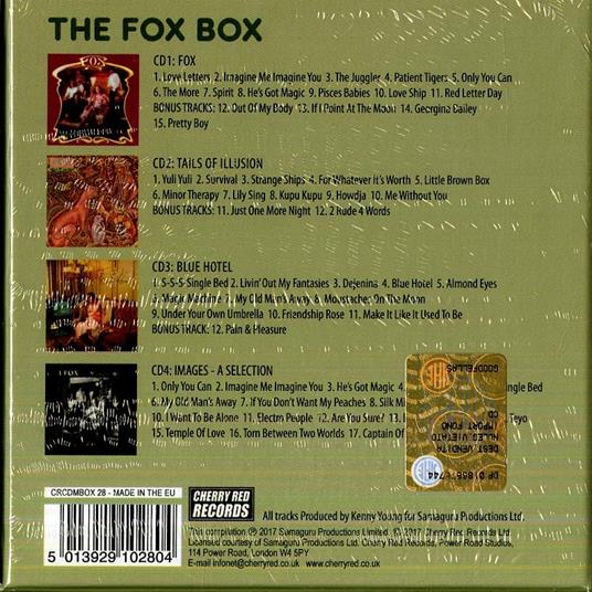 Fox Box 4cd Deluxe Boxset - CD Audio di Fox - 2