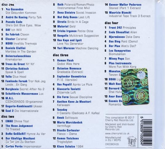 Noise Reduction System. Formative Europea Electronica 1974-1984 - CD Audio - 2