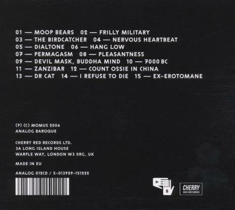 Ocky Milk - CD Audio di Momus - 2