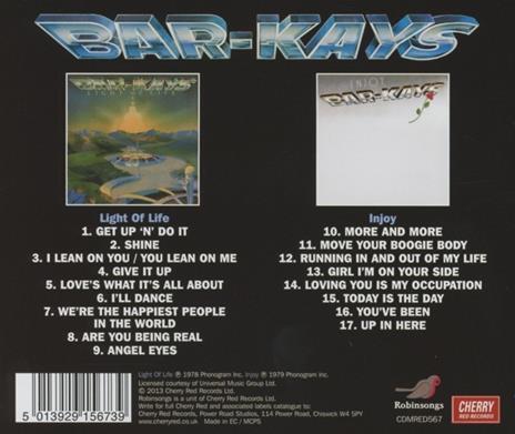 Light of Life - Injoy - CD Audio di Bar-Kays - 2