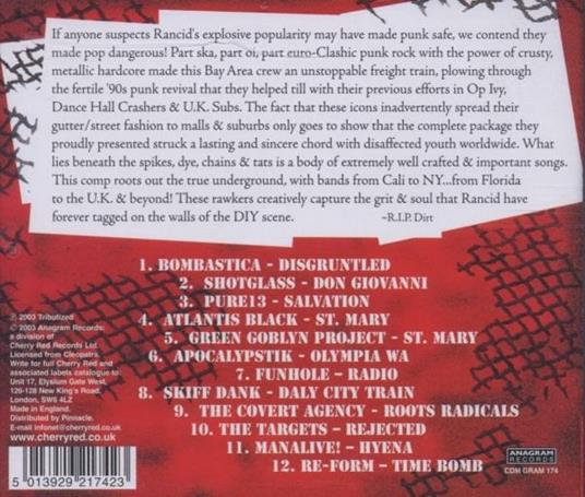 A Tribute to Rancid - CD Audio - 2