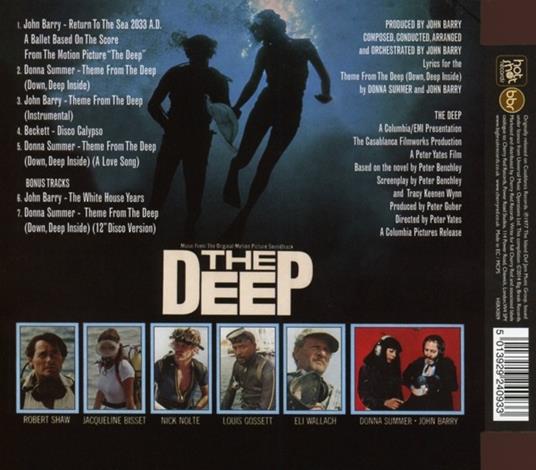 The Deep (Colonna sonora) (Expanded Edition) - CD Audio di John Barry - 2