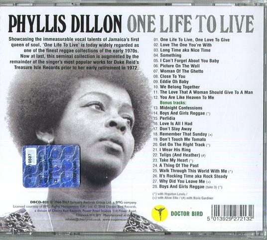 One Life to Live (Expanded Edition) - CD Audio di Phyllis Dillon - 2
