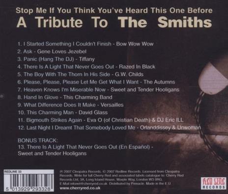 Stop Me if You Think You. - CD Audio di Smiths - 2