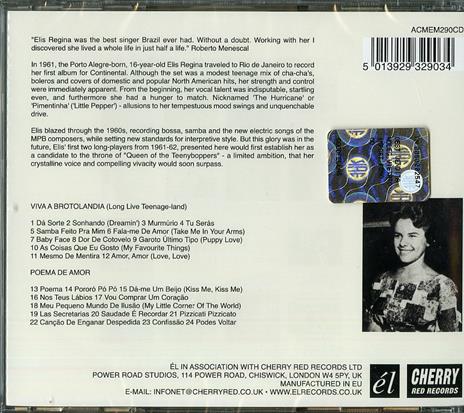 Viva a Brotolandia - Poema de amor - CD Audio di Elis Regina - 2