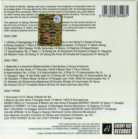 Diminishing Blackness. The Compositions of Django Reinhardt - CD Audio di Django Reinhardt - 2